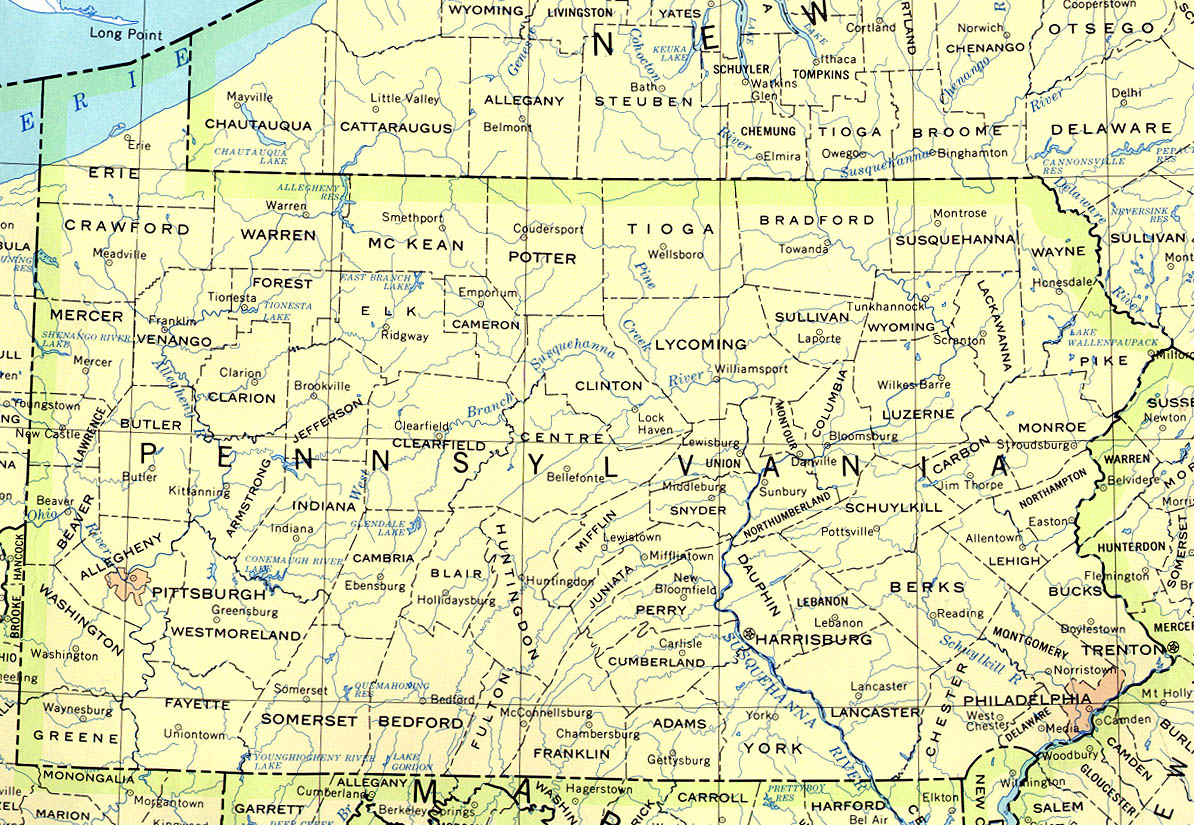 To zoom in, click on the Base reference Map of PA State on the right