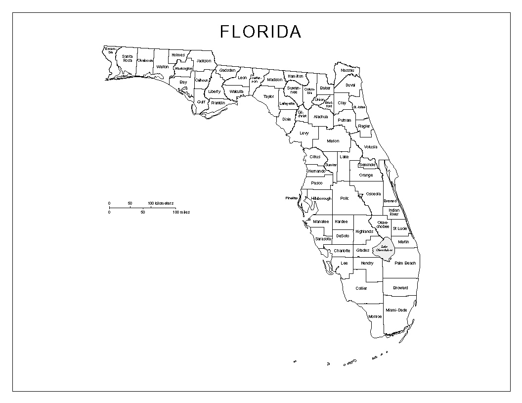 Maps Of Florida Historical Statewide Regional Interactive