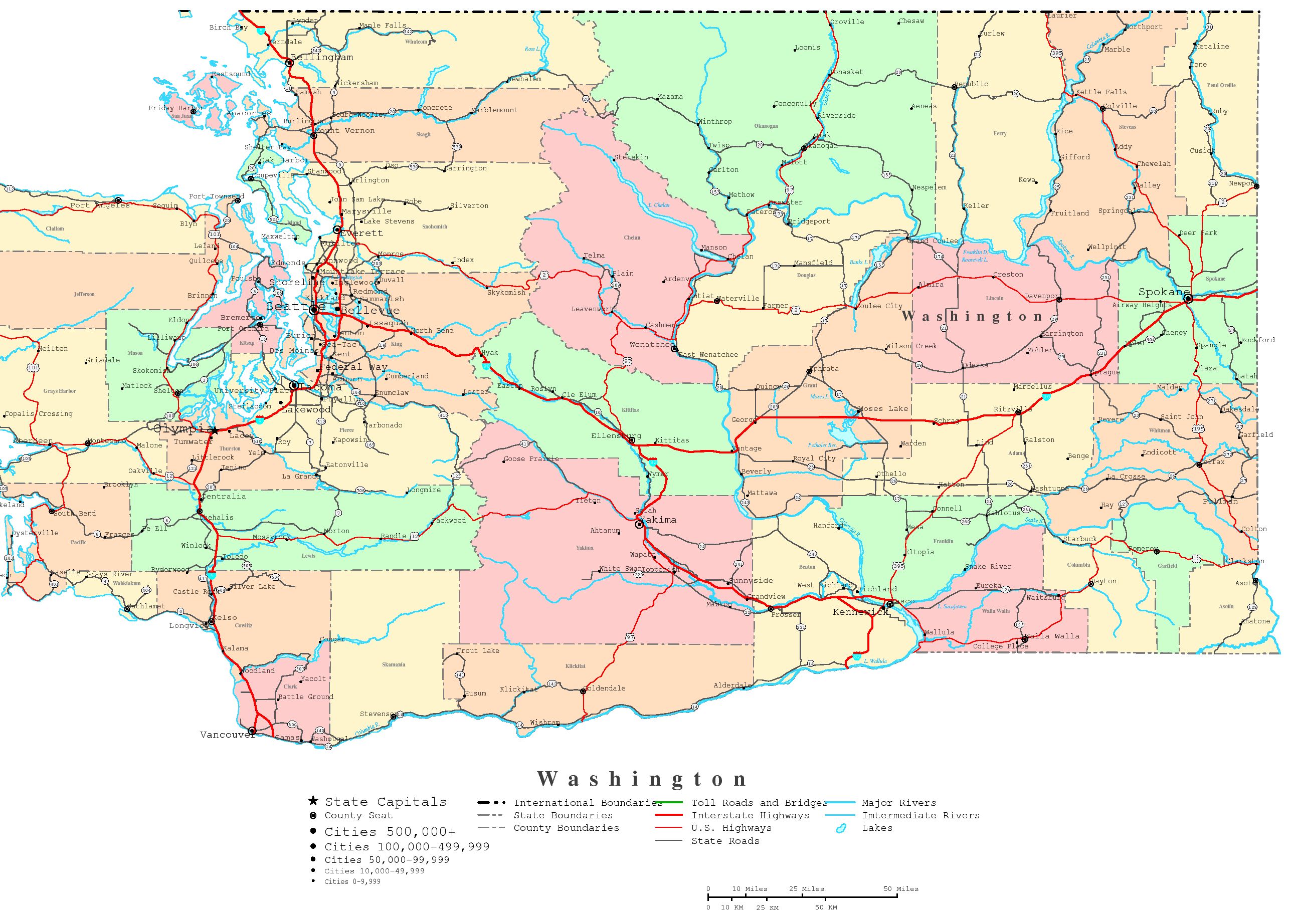Washington State Mapbdpd9