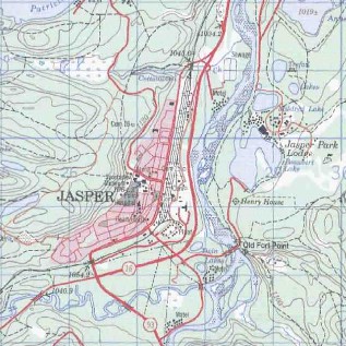 topo map of Jasper
