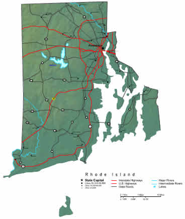 Interactive Rhode Island map