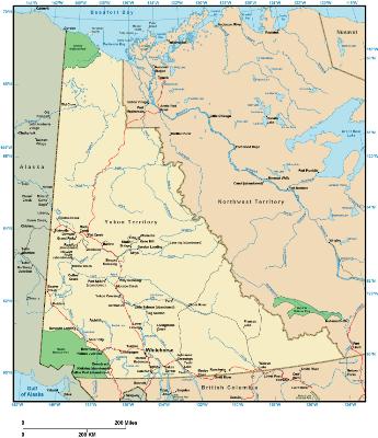 Maps of Yukon Territory