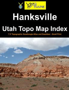 Paperback atlas: Hanksville Utah Topo Map Index