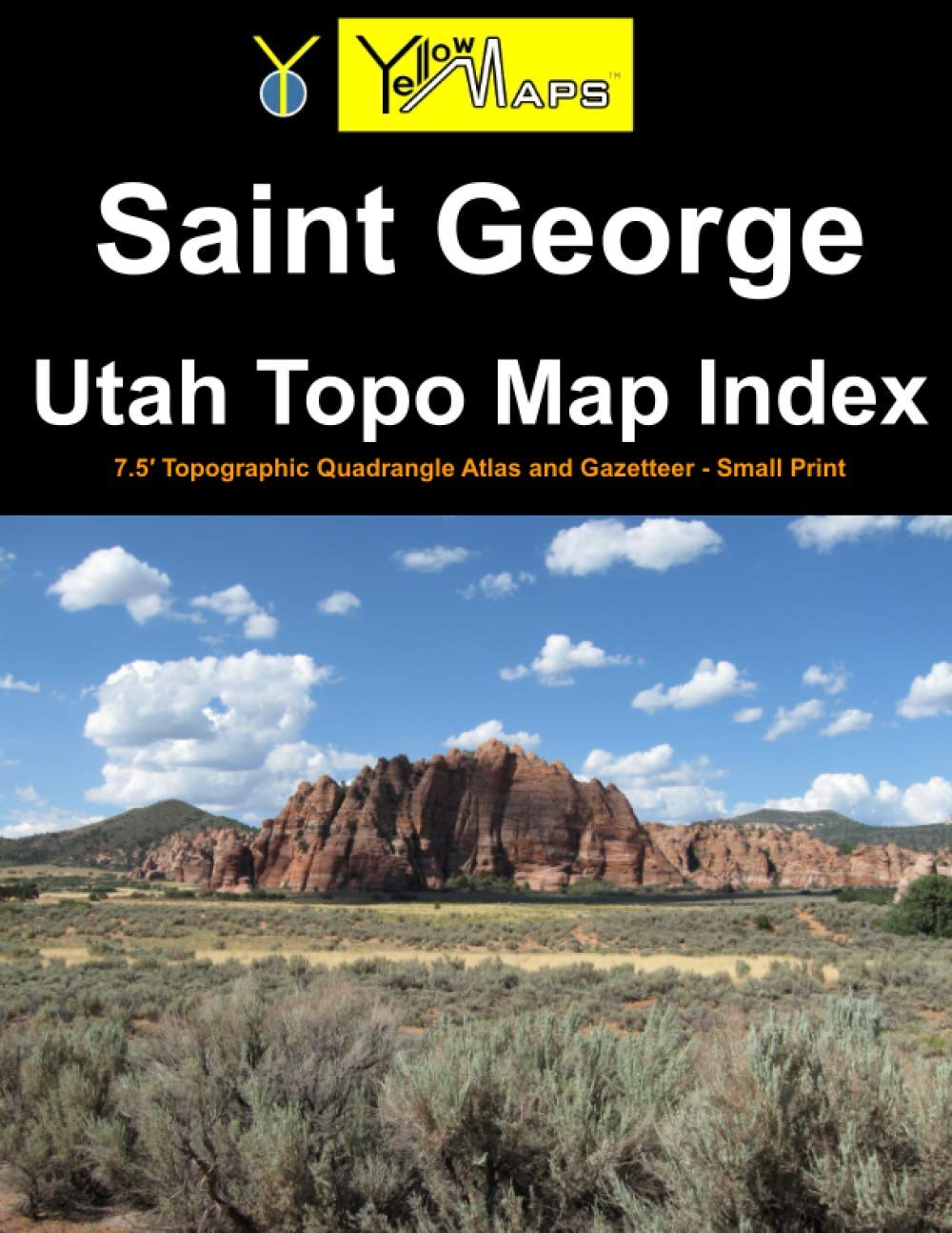 Paperback atlas: Saint George Utah Topo Map Index
