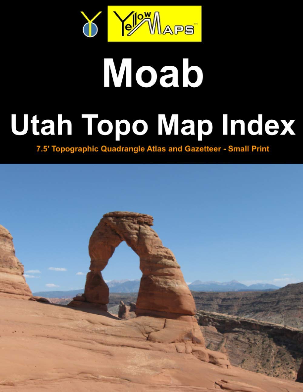 Paperback atlas: Moab Utah Topo Map Index