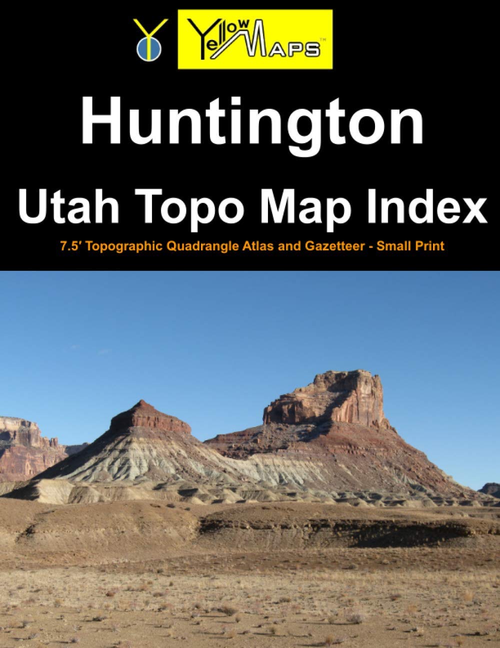 Paperback atlas: Huntington Utah Topo Map Index
