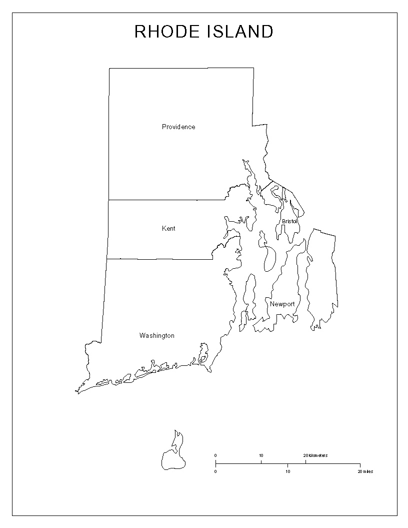 Rhodeisland Labeled Map