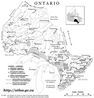 Ontario Outline Map