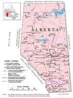 Alberta Political Map