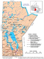 Manitoba Political Map