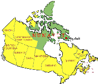 Nunavut Political Map