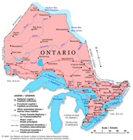 Ontario Political Map