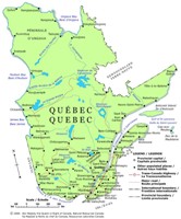Political color Map of QC Province