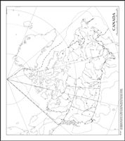 Canada Printable Map