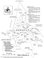 Nunavut Reference Map