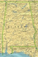 Base reference Map of AL State