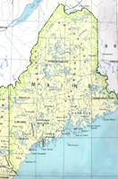 Maine Base Map