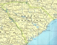 South Carolina Base Map