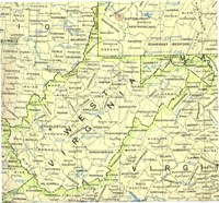 Base reference Map of WV State
