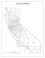 California Labeled Map