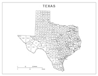 Texas Labeled Map