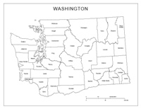 Washington Labeled Map