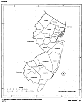 New Jersey Free Map