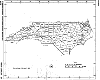 North Carolina Free Map
