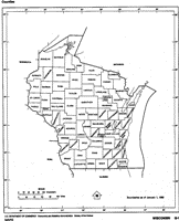 Wisconsin Free Map