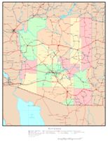 Arizona Political Map