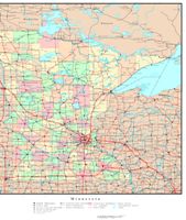 Minnesota Political Map