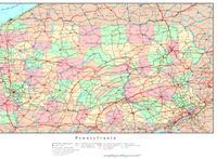 Pennsylvania Political Map