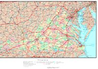 Virginia Political Map