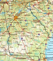 Reference physical Map of GA State