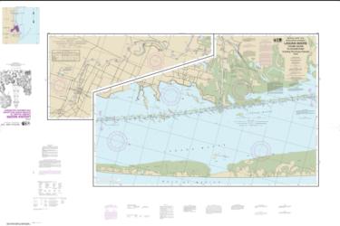 Buy map Intracoastal Waterway Laguna Madre - Chubby Island to Stover Point, including The Arroyo Colorado Nautical Chart (11303) by NOAA from Texas Maps Store