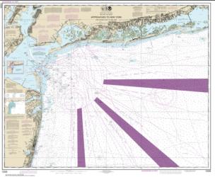 Buy map Approaches to New York Fire lsland Light to Sea Girt Nautical Chart (12326) by NOAA from New York Maps Store