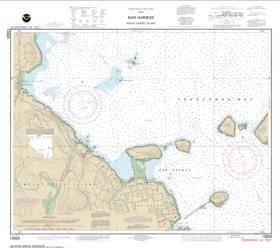 Buy map Bar Harbor Mount Desert Island Nautical Chart (13323) by NOAA from Maine Maps Store