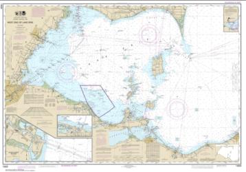 Buy map West End of Lake Erie; Port Clinton Harbor; Monroe Harbor; Lorain to Detroit River; Vermilion Nautical Chart (14830) by NOAA from Ohio Maps Store