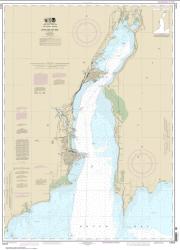 Buy map Little Bay de Noc Nautical Chart (14915) by NOAA from United States Maps Store