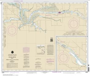 Buy map Grand River From Dermo Bayou To Bass River Nautical Chart (14931) by NOAA from United States Maps Store
