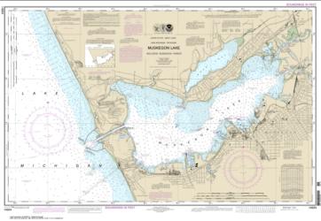 Buy map Muskegon Lake and Muskegon Harbor Nautical Chart (14934) by NOAA from United States Maps Store