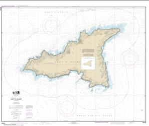 Buy map Agattu Island Nautical Chart (16434) by NOAA from Alaska Maps Store
