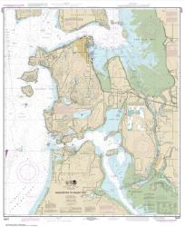 Buy map Anacortes to Skagit Bay Nautical Chart (18427) by NOAA from Washington Maps Store