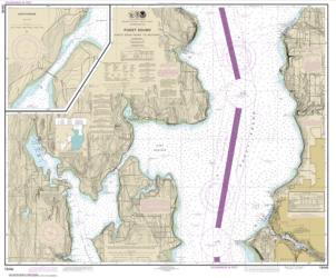 Buy map Puget Sound-Apple Cove Point to Keyport; Agate Passage Nautical Chart (18446) by NOAA from Washington Maps Store