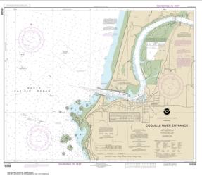 Buy map Coquille River Entrance Nautical Chart (18588) by NOAA from Oregon Maps Store