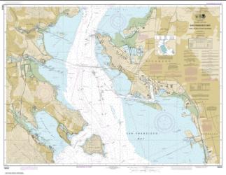 Buy map San Francisco Bay-Angel Island to Point San Pedro Nautical Chart (18653) by NOAA from United States Maps Store