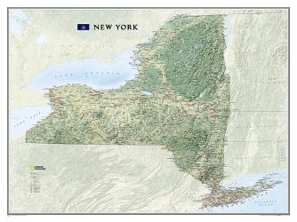 Buy map New York, Tubed by National Geographic Maps from New York Maps Store