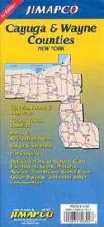 Buy map Cayuga and Wayne Counties, New York by Jimapco from New York Maps Store