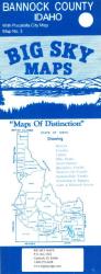 Buy map Bannock County, Idaho with Pocatella city map by Big Sky Maps from Idaho Maps Store