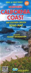 Buy map California Coast, Northern and Oregon, Southern by Global Graphics from United States Maps Store